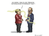 Cartoon: MERKEL MERKT ERDIS FAHNE (small) by marian kamensky tagged erdogan,putscch,gülen,nationalismus,verfolgung