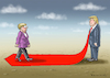 Cartoon: Merkel willkommen beim Trump (small) by marian kamensky tagged obama,trump,präsidentenwahlen,usa,baba,vanga,republikaner,inauguration,demokraten,wikileaks,faschismus