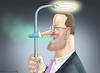 Cartoon: NASENVERSPAHNUNGEN (small) by marian kamensky tagged chrupalla,bei,lanz,afd,remigration,ard,merz,aschaffenburg,brandmaurer,im,wunderland,jens,spahn,cdu,maskenaffäre