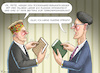 Cartoon: OLAF-FRITZ-TREFFEN HAT GEFRUCHTE (small) by marian kamensky tagged olaf,fritz,treffen,hat,gefruchtet