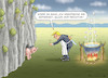 Cartoon: PROFI-DIPLOMAT TRUMP (small) by marian kamensky tagged obama trump präsidentenwahlen usa baba vanga republikaner inauguration demokraten kim jong un wikileaks faschismus