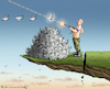 Cartoon: PUTIN AM ENDE (small) by marian kamensky tagged musk,trump,zuckerberg,bezos,felon,and,elon,in,panama,zölle,diktator,selenskyj,putin,ukraine,usa,china,handelskrieg