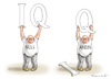 Cartoon: QAnon (small) by marian kamensky tagged coronavirus,epidemie,gesundheit,panik,stillegung,trump,pandemie