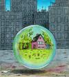 Cartoon: Real Estate Bubble (small) by marian kamensky tagged humor