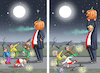 Cartoon: REALHORROR (small) by marian kamensky tagged the,giga,monster,halloween