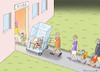 Cartoon: SCHULBEGINN (small) by marian kamensky tagged coronavirus,epidemie,gesundheit,panik,stillegung,george,floyd,twittertrump,pandemie