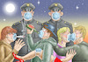 Cartoon: SEX DRUGS ROCK AND ROLL NUR MIT (small) by marian kamensky tagged coronavirus,epidemie,gesundheit,panik,stillegung,george,floyd,twittertrump,pandemie