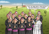 Cartoon: SPIRITUELLES ALZHEIMER (small) by marian kamensky tagged sexualkonzil,in,vatikan,papst,franziskus,spirituelles,alzheimer,bischofskonferenz