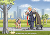 Cartoon: TRUMP DURCH DEN IRAN GEHACKT (small) by marian kamensky tagged trump,durch,den,iran,gehackt