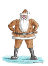 Cartoon: V-eihnachtsmann (small) by marian kamensky tagged rechtsterror rechtsradikalismus extremismus weihnachtsmann santa claus christmas rechte terrorzelle