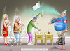 Cartoon: WAHLEN IN OSTDEUTSCHLAND (small) by marian kamensky tagged wahlen,in,aggressiven,ostdeutschland