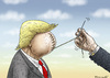 Cartoon: WER STOPPT TRUMP (small) by marian kamensky tagged obama,trump,präsidentenwahlen,usa,baba,vanga,republikaner,demokraten,faschismus