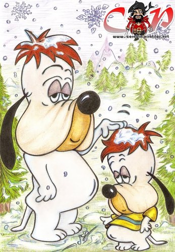 Cartoon: Droopy Dog (medium) by corabiapiratilorgmailcom tagged piratilor,corabia,portrete,desene,caricaturi