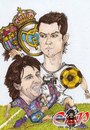 Cartoon: Messi versus CR7 (small) by corabiapiratilorgmailcom tagged caricaturi,desene,portrete,corabia,piratilor