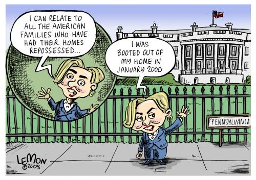Cartoon: Homeless Hillary (medium) by Lemon tagged hillary,clinton