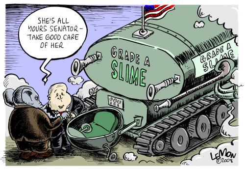 Cartoon: Republican Slime (medium) by Lemon tagged john,mccain,republicans,obama,john mccain,usa,amerika,barack,präsident,wahlkampf,wahlen,wahl,kandidaten,kandidatur,präsidentschaftskandidat,obama,republikaner,john,mccain