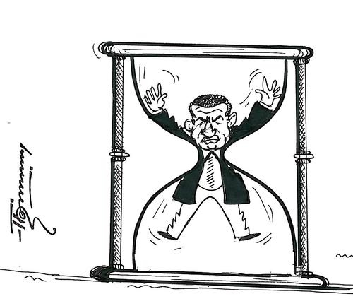 Cartoon: Transition in Egypt (medium) by Thommy tagged egypt,mubarak