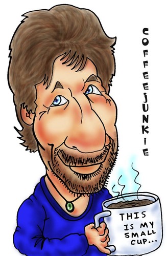 Cartoon: caricature of friend (medium) by kidcardona tagged caricature,funny,cartoon