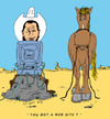Cartoon: Buckshot (small) by kidcardona tagged western,cowboy,horse,comic,cartoon,gag