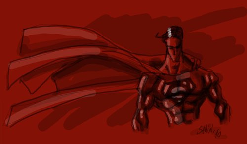 Cartoon: superman quicky (medium) by sahin tagged superman,quicky,clark,kent,superhero,comic,greatest,hero,suit,cape,symbol,logo
