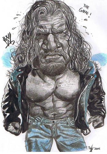 Triple H WWE wrestler de RoyCaricaturas | Gente Popular Cartoon | TOONPOOL