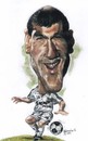 Cartoon: Legend Zidane (small) by RoyCaricaturas tagged zidane soccer realmadrid france cartoon