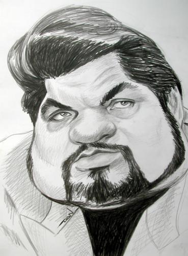 Cartoon: Oliver Platt (medium) by Dan tagged caricature,cartoon,oliver,platt,movie,dan,actor,famous,face