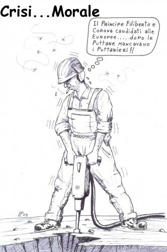 Cartoon: . (medium) by paolo lombardi tagged europe,italy,politics,satire