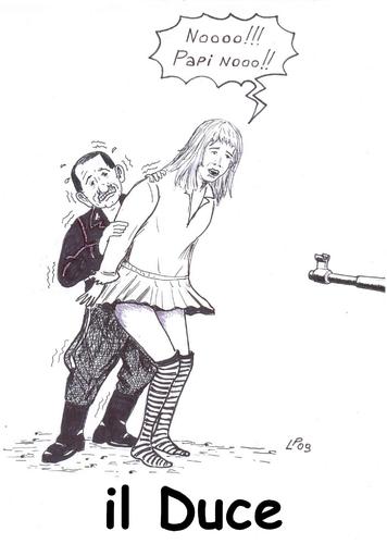 Cartoon: atto finale (medium) by paolo lombardi tagged italy,berlusconi,politics,satire