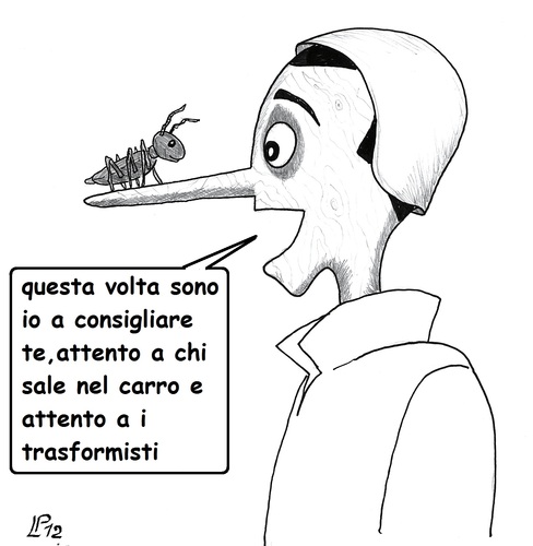 Cartoon: Grillo (medium) by paolo lombardi tagged italy,politics