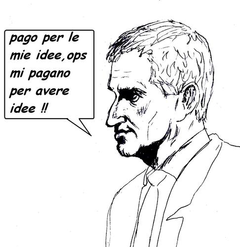 Cartoon: il bel Pietro (medium) by paolo lombardi tagged italy,berlusconi,politics,satire