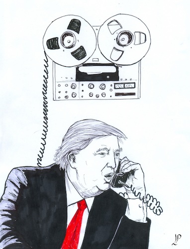 Cartoon: Interception (medium) by paolo lombardi tagged usa,trump,elections,georgia