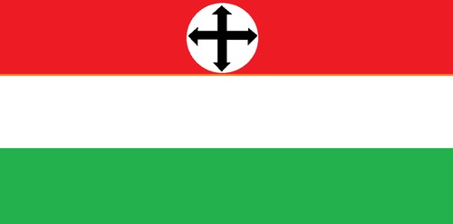 Cartoon: New Hungarian flag (medium) by paolo lombardi tagged hungary,dictator,politics,fascism,europe