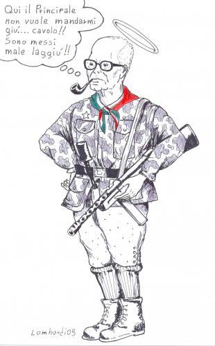 Cartoon: pertini (medium) by paolo lombardi tagged italy,politic,satire,caricature