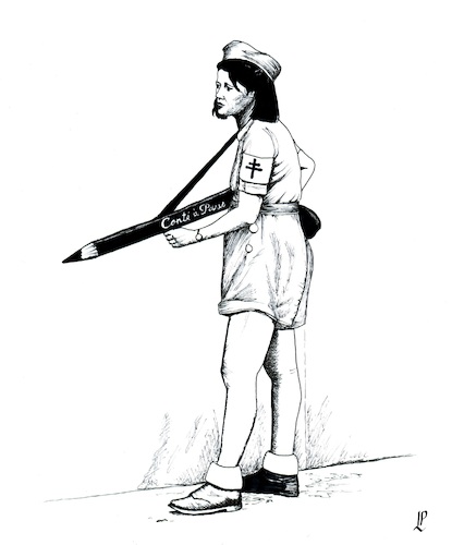 Cartoon: Resistence (medium) by paolo lombardi tagged democracy,satire,freedom,fascism