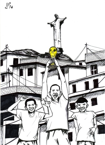 Cartoon: The Winners (medium) by paolo lombardi tagged brazil