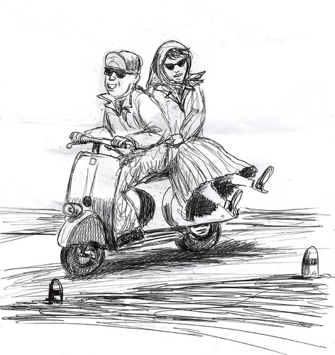 Cartoon: Viaggio (medium) by paolo lombardi tagged viaggio