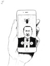 Cartoon: 15 July 2016 Putsch in Turkey (small) by paolo lombardi tagged turkey