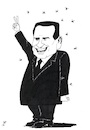 Cartoon: Berlusconi rehabilitated (small) by paolo lombardi tagged berlusconi,italy,corruption,mafia