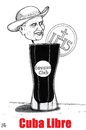 Cartoon: Cuba (small) by paolo lombardi tagged papa,cuba,ratzinger