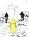Cartoon: Greta and the climate (small) by paolo lombardi tagged climate,germany,greta,flood