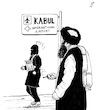 Cartoon: Kabul International Airport (small) by paolo lombardi tagged kabul,afghanistan,taliban,isis,airport,terrorism