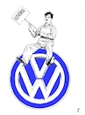 Cartoon: Modern Times (small) by paolo lombardi tagged volkswagen car worker crisis germany europe