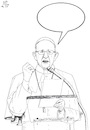 Cartoon: Pope Francis has been censored (small) by paolo lombardi tagged pope