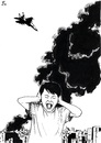 Cartoon: Scream from Syria (small) by paolo lombardi tagged syria,war,peace