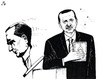 Cartoon: The Winner (small) by paolo lombardi tagged turkey,elections