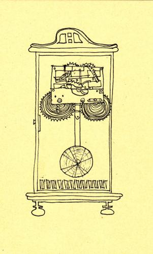 Cartoon: old clock (medium) by etsuko tagged old,clock