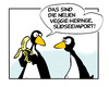 Cartoon: veggiehering (small) by Mergel tagged pinguin,banane,heringe,vegetarisch