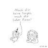 Cartoon: Lebensmotto (small) by islieb tagged leben,pizza,sorgen,motto,spruch,sprüche,islieb