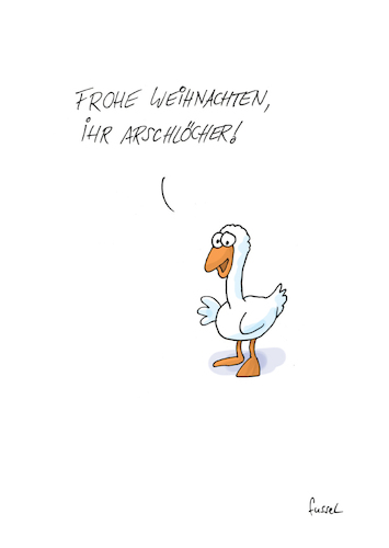 Cartoon: Frohe Weihnachten (medium) by fussel tagged frohe,weihnachten,gans,weihnachtsgans,perspektive,braten,weihnachtsbraten,heilligabend,essen,weihnachtsessen,frohe,weihnachten,gans,weihnachtsgans,perspektive,braten,weihnachtsbraten,heilligabend,essen,weihnachtsessen